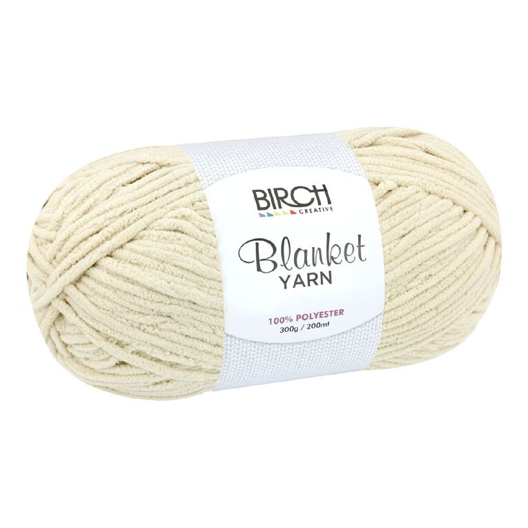 Birch Blanket Yarn 100% Polyester 300G Beige, , hi-res
