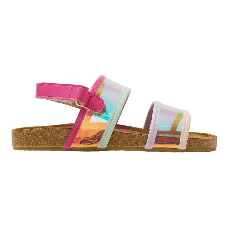 Young Original Senior Kids' Clear View Sandals, Multi-Coloured, hi-res