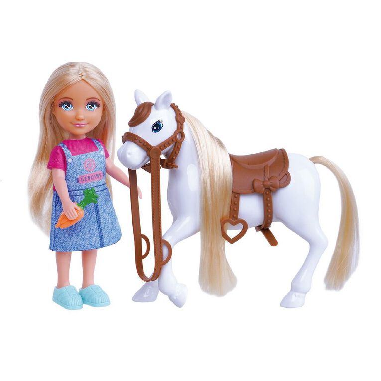 Mini Doll 12cm Play Set Farm Vehicle & Horse, , hi-res