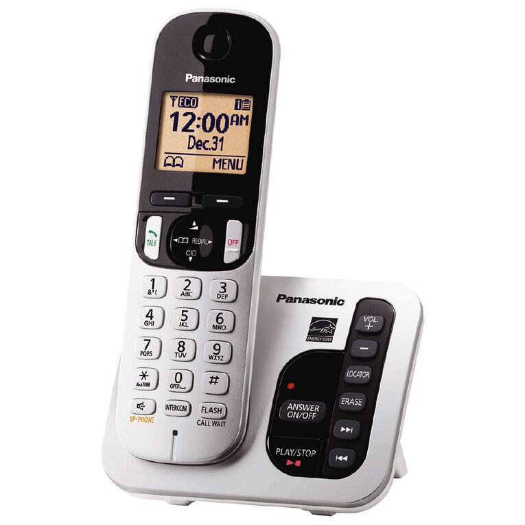 Panasonic KX-TGC220NZS Single Cordless Handset Silver Silver, , hi-res