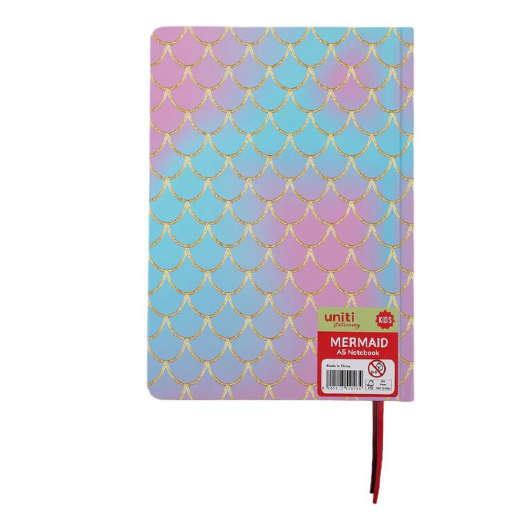 Uniti Kids Mermaid A5 Notebook, , hi-res