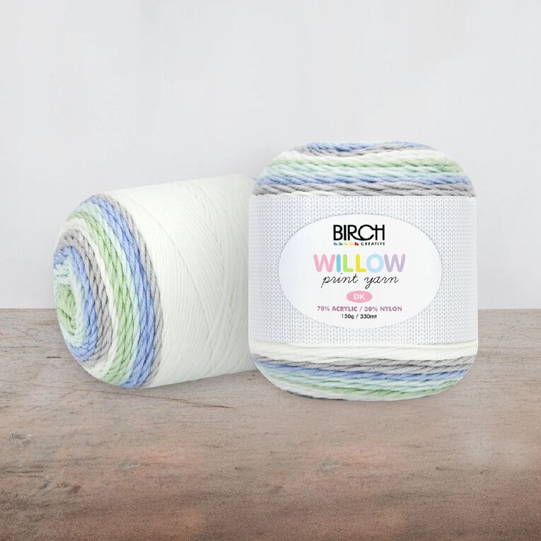 Birch Yarn Willow Yarn Print 45% Acrylic 55% Nylon 150G Morning Mist, , hi-res