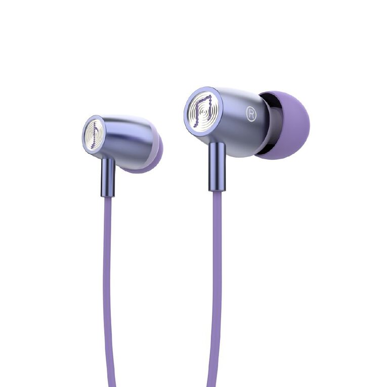 Veon In Ear USB-C Earphones with Microphone VNA06PUR Purple Mid, , hi-res