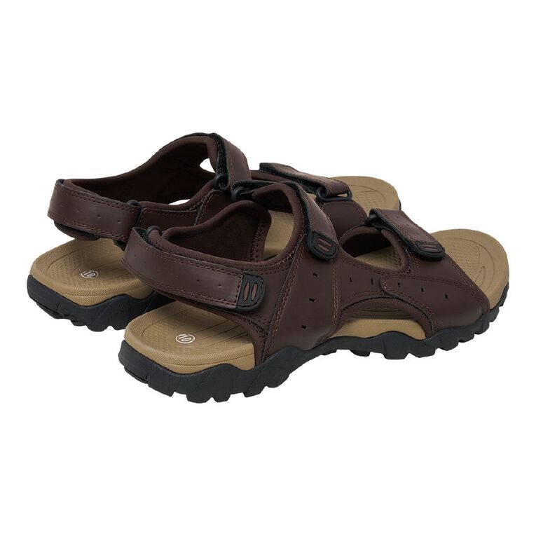 H&H Men's Roger Sandals, Brown, hi-res