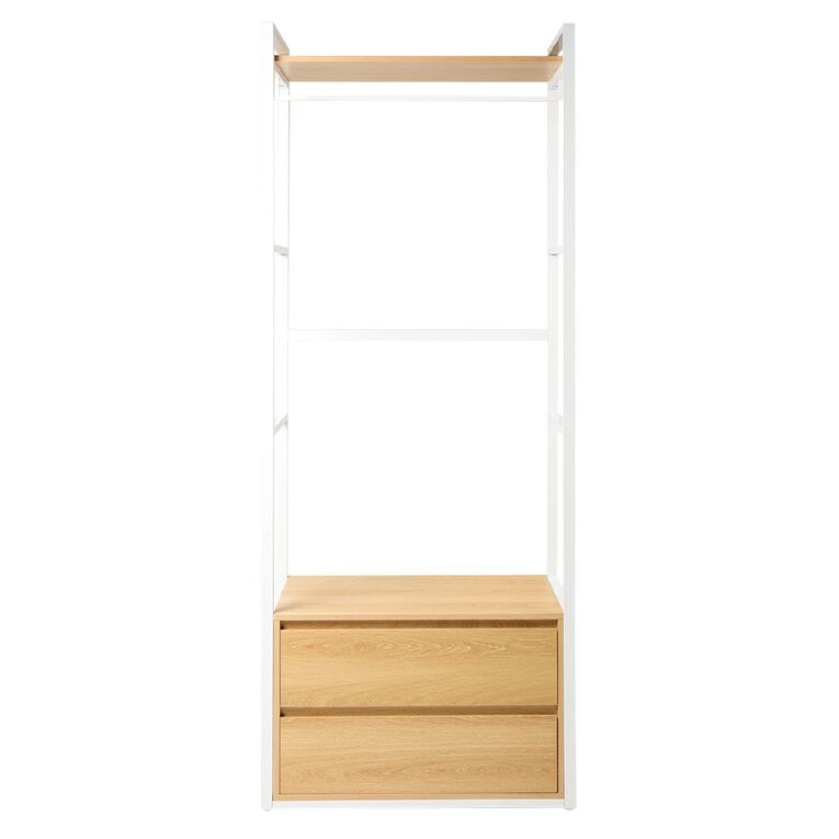 Living & Co Ava Modular Wardrobe with Drawers, , hi-res