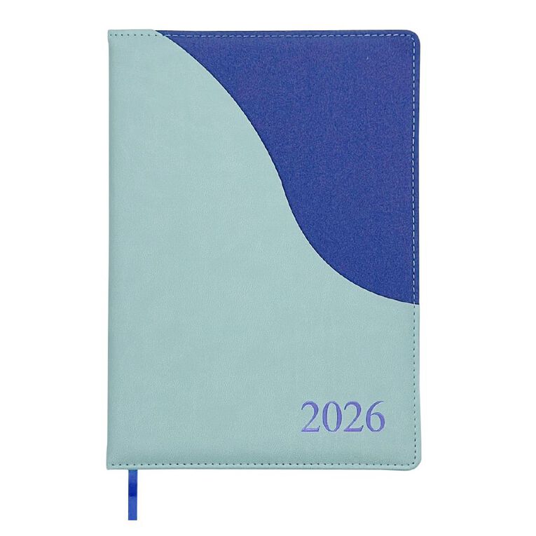 WS 2026 Diary Week To View Wave Multi-Coloured, , hi-res