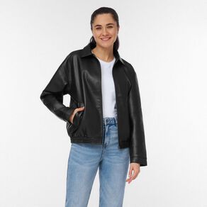 H&H Women's PU Bomber
