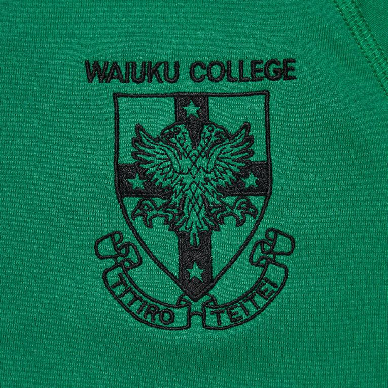 Schooltex Waiuku College PE Tee with Embroidery, Green Mid, hi-res