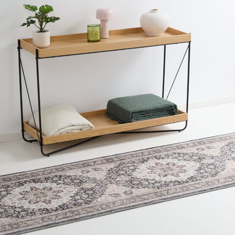 Living & Co Printed Runner Multi-Coloured 80cm x 300cm, , hi-res