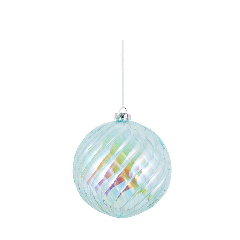 Wonderland Iridescent Baubles 15cm Assorted, , hi-res