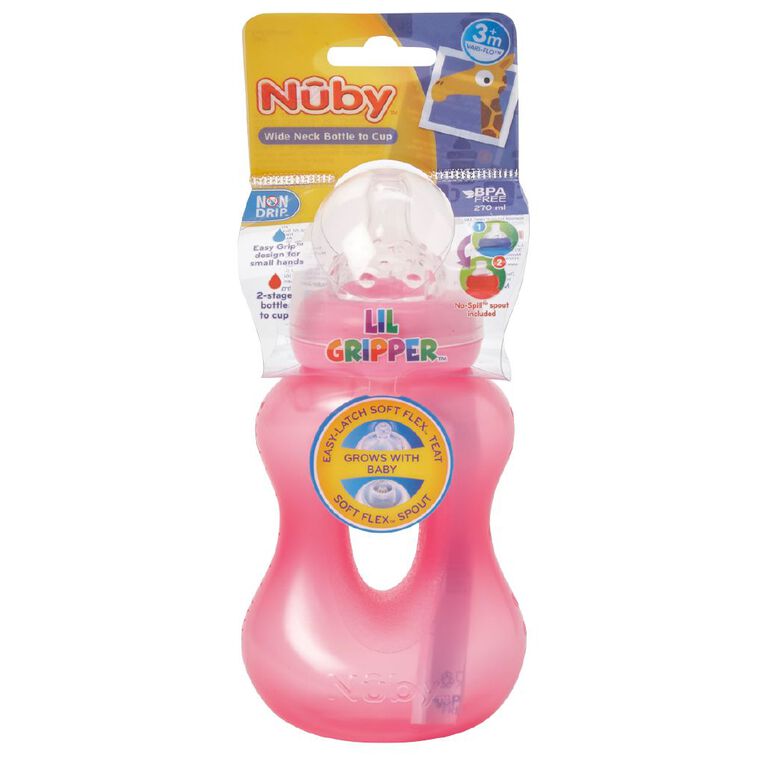 Nuby Lil Gripper Bottle and Cup, , hi-res