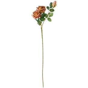 Living & Co Artificial Peach Rose Stem