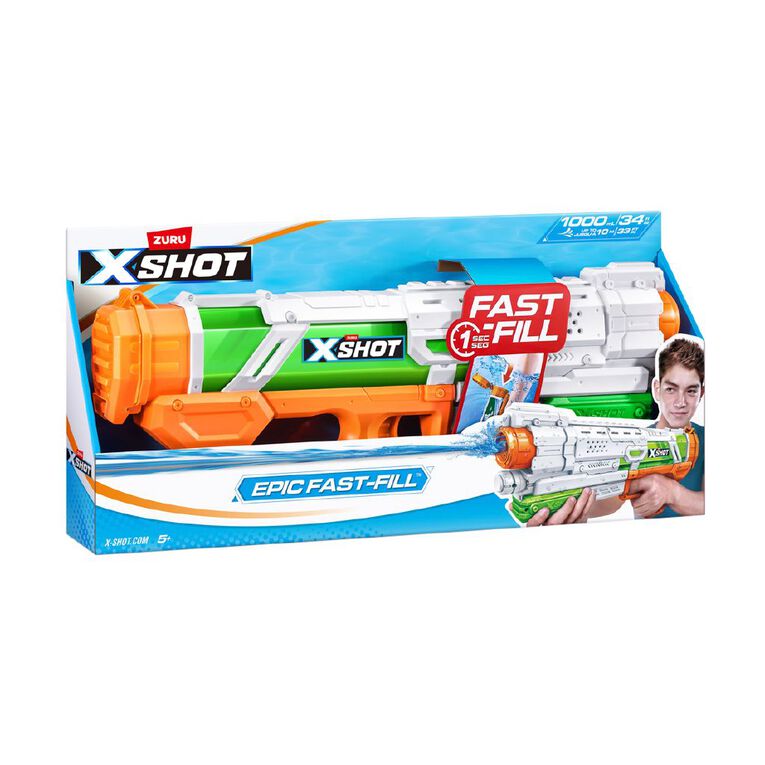 Zuru X-Shot Water Warfare Combo Pack Fast Fill Large Water Blaster, , hi-res