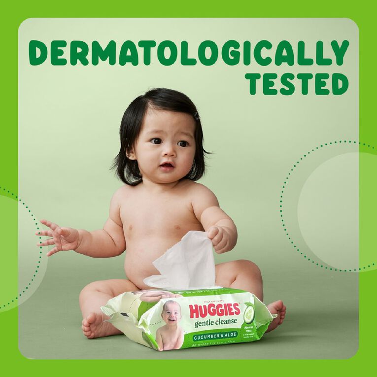 Huggies Baby Wipes Cucumber & Aloe Jumbo Pack, , hi-res