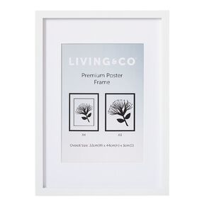 Living & Co Premium Poster Frame A4