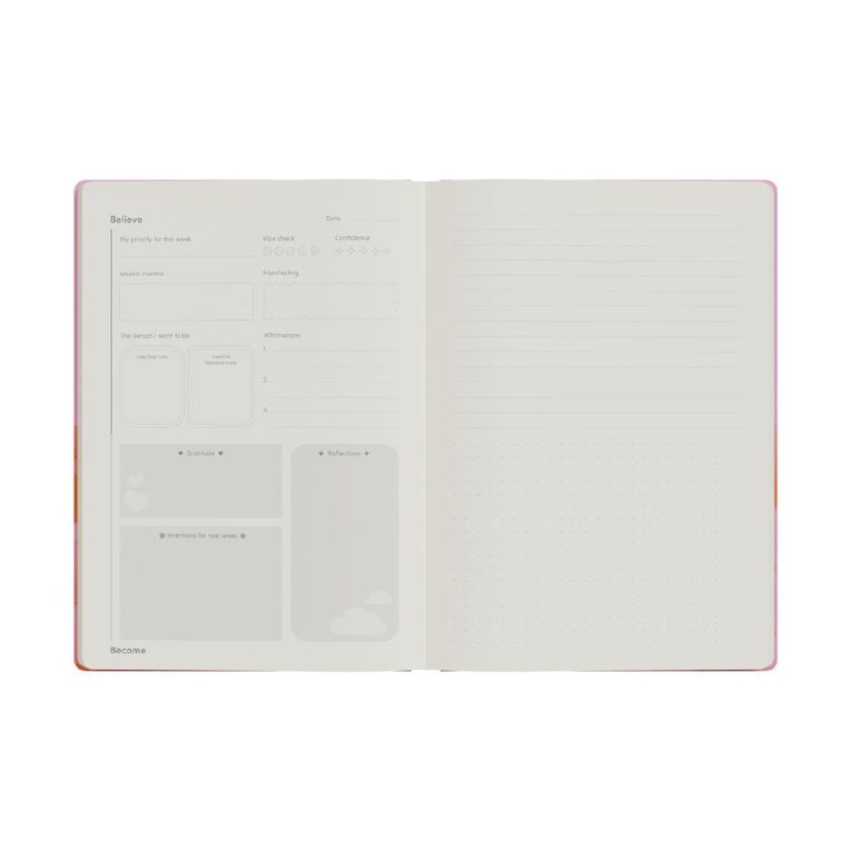 Jumble & Co Manifestation Journal Believe & Become A5, , hi-res