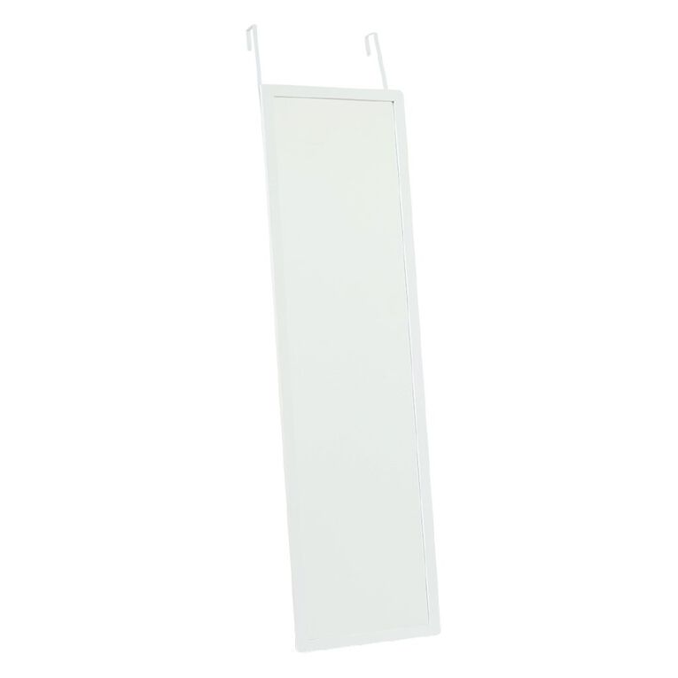 Living & Co Overdoor Mirror White, , hi-res