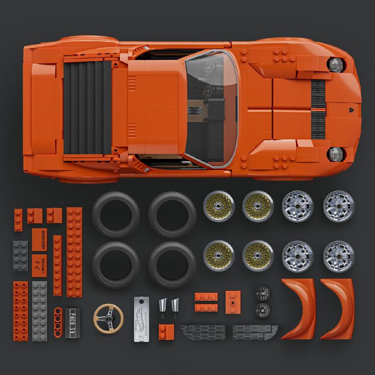 Hot Wheels Bricks Lambourghini 71 Miura P400 SV, , hi-res