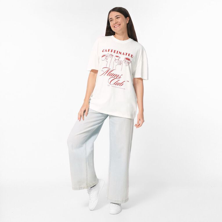 H&H Women's Short Sleeve Mothers Day Tee, White, hi-res
