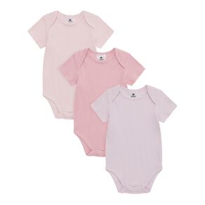 Young Original Babys' Short Sleeve Rib Bodysuit 3 Pack