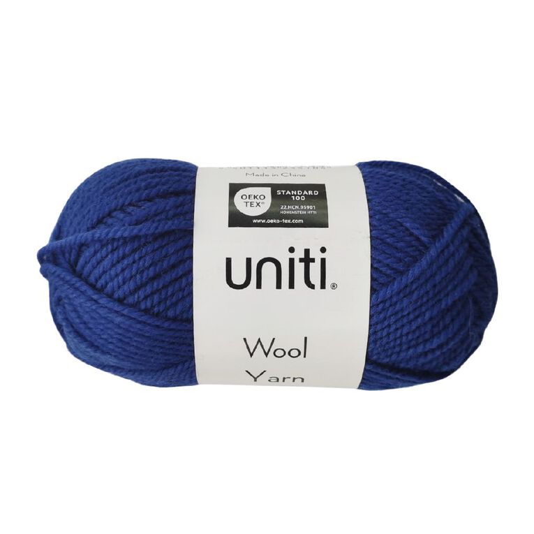 Uniti Wool Yarn Blue 50g, , hi-res