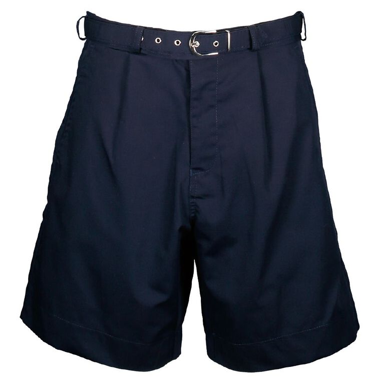Schooltex Kids' Poplin School Shorts, Navy, hi-res