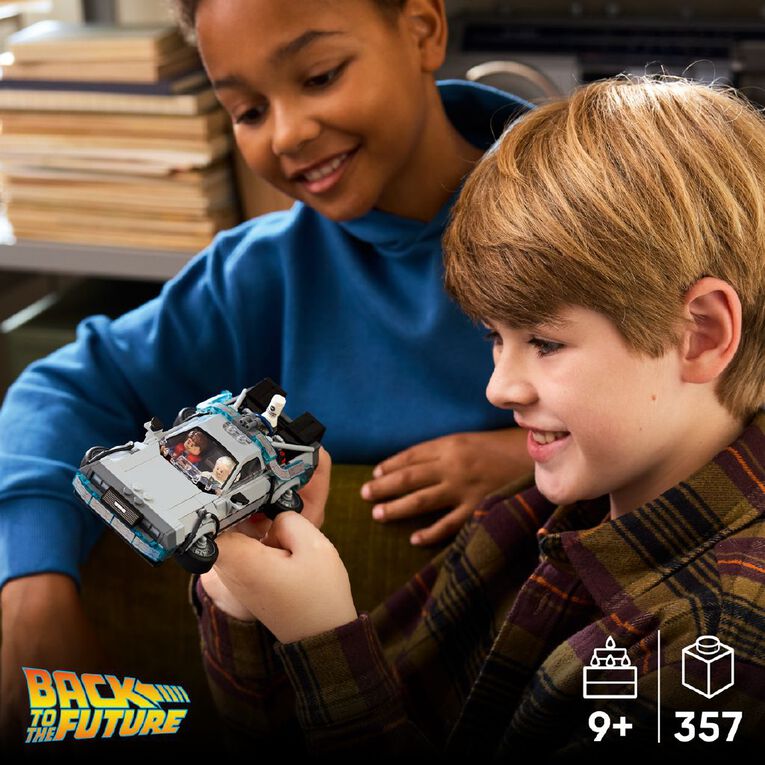 LEGO Speed Champions Time Machine from Back to the Future 77256, , hi-res