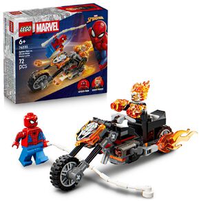 LEGO Marvel Super Heroes Spider Man vs Ghost Rider Motorcycle 76335