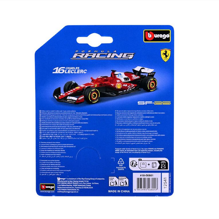 Bburago F1 1:64 Die Cast Teams Assorted, , hi-res