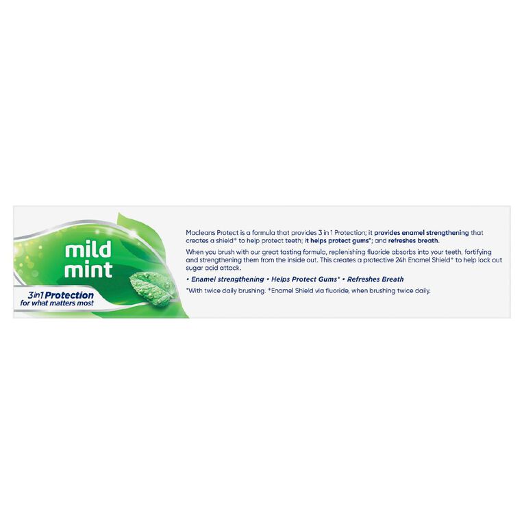 Macleans Mild Mint Toothpaste 170g, , hi-res