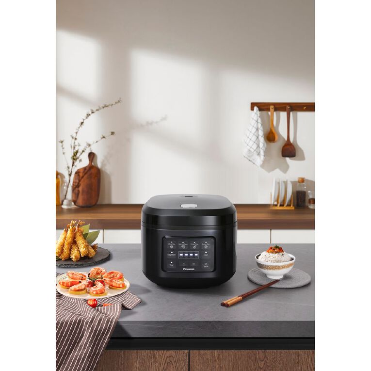 Panasonic 1.8L Multicooker 10 Cup Black, , hi-res