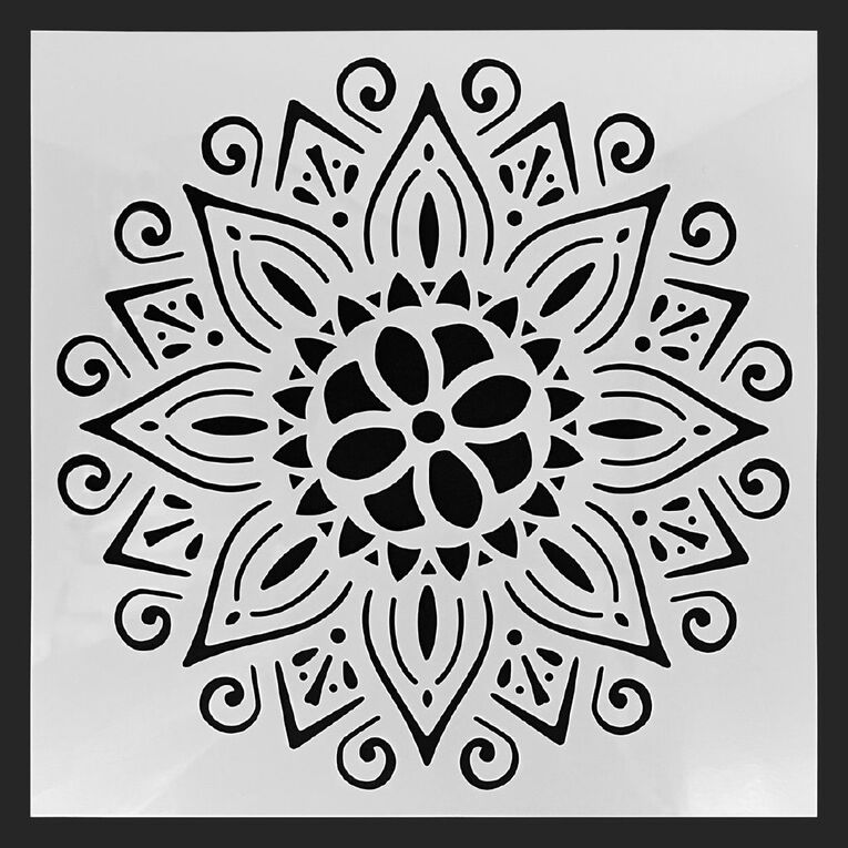 Uniti Stencils Mandela 4 Set 12 inch, , hi-res