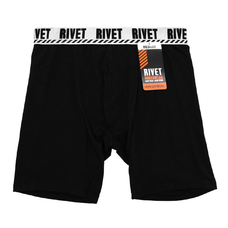 Rivet Men's Long Leg Trunks, Ink, hi-res