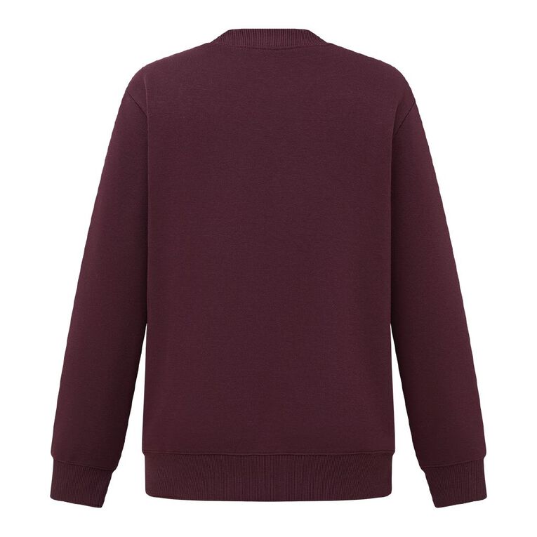 H&H Women's Classic Crew Sweatshirt, Purple Dark, hi-res