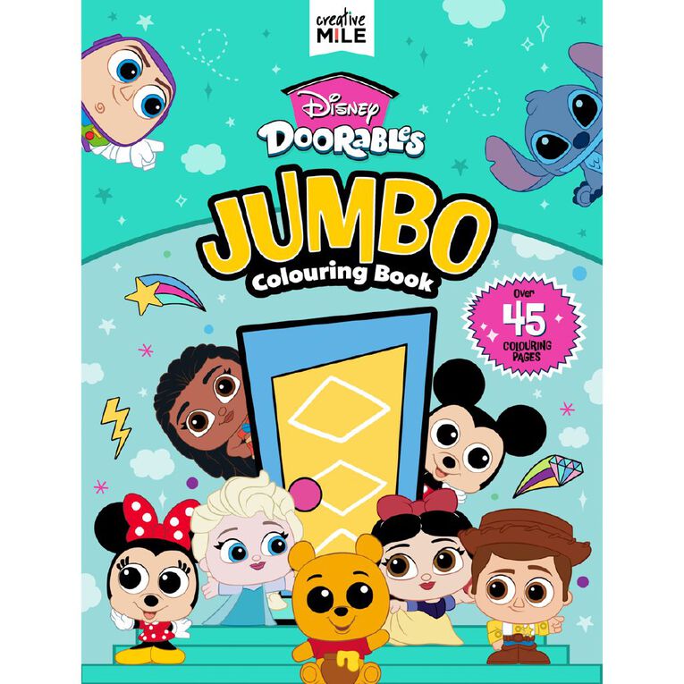 Disney Doorables: Jumbo Colouring Book, , hi-res