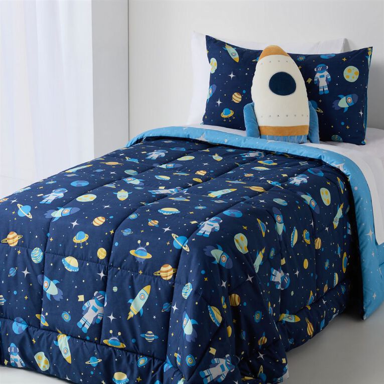 Living & Co Comforter Set Reversible Astro King Single, , hi-res