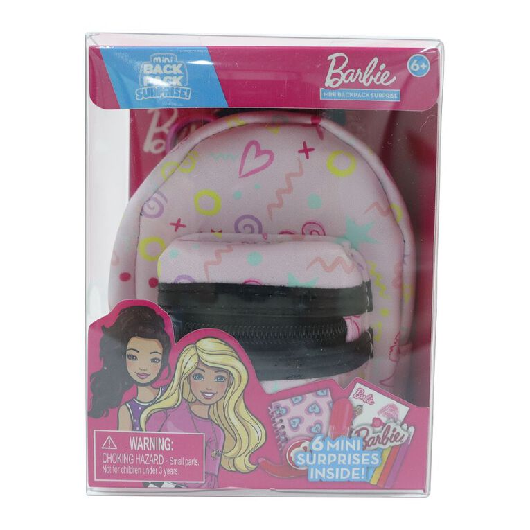 Barbie Mini Backpack Surprise Assorted Assorted The Warehouse