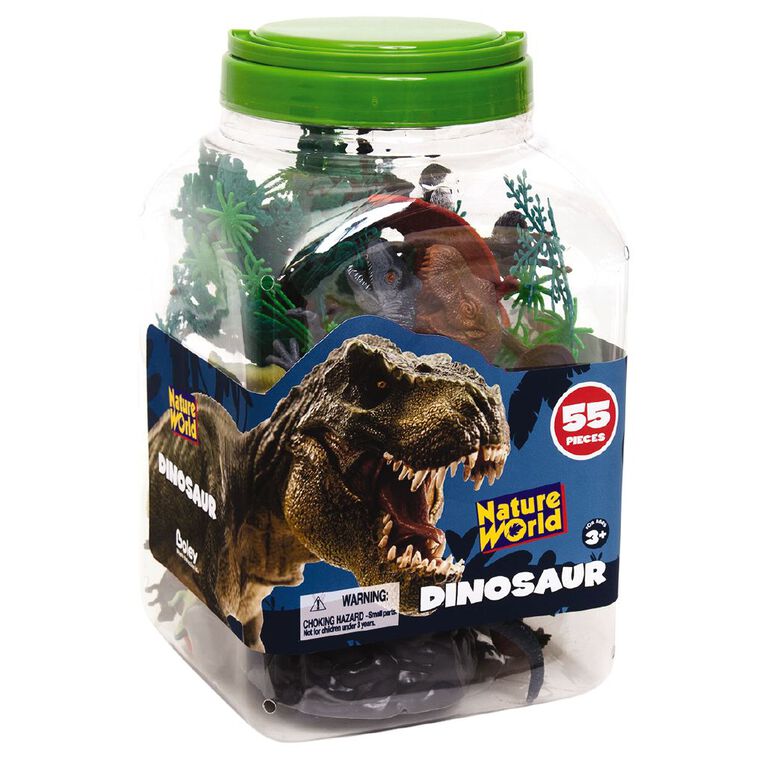 Dinosaurs & Accessories 55 Pieces, , hi-res