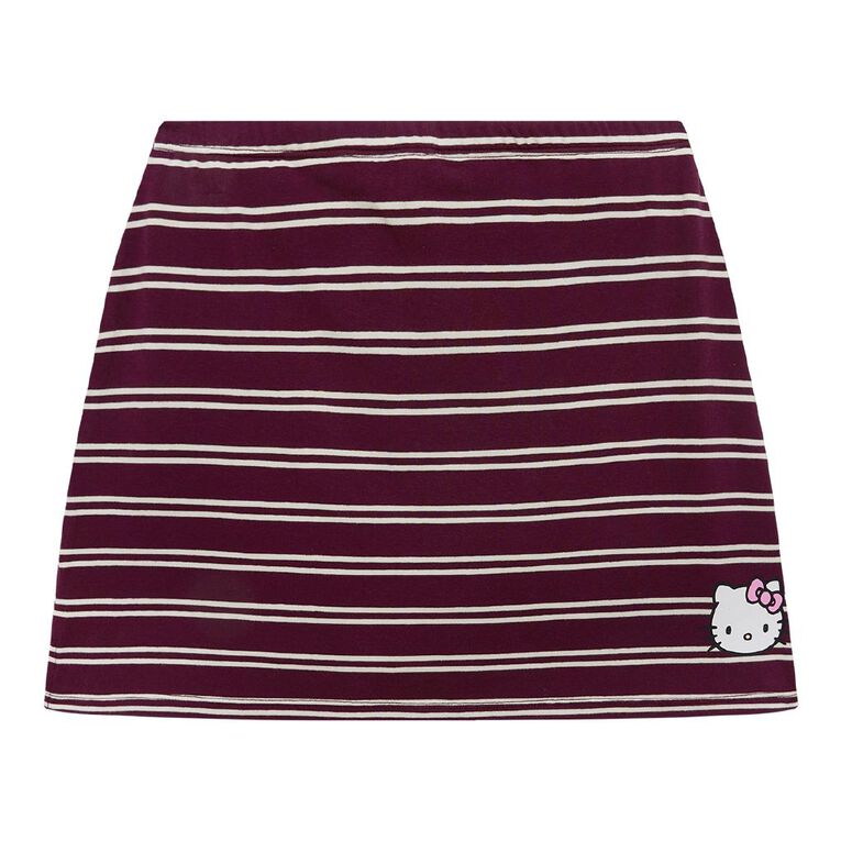 Hello Kitty Jersey Skort, Red Mid, hi-res