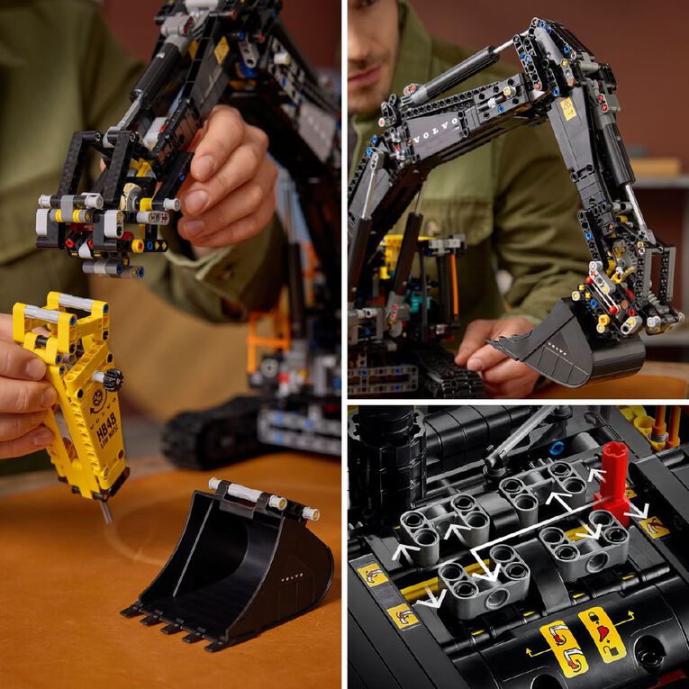 LEGO Technic Volvo EC500 Hybrid Excavator 42215, , hi-res