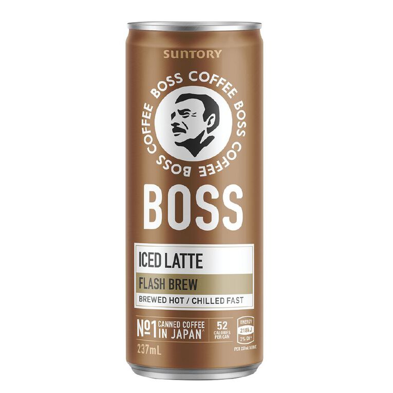 BOSS Coffee Iced Latte 237ml, , hi-res