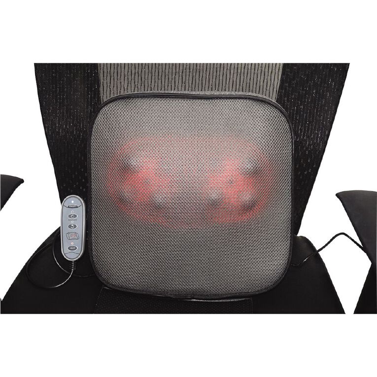Living & Co 2-in-1 Shiatsu Foot and Back Massager Black/Grey, , hi-res
