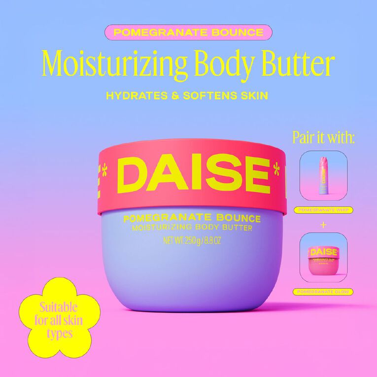 Daise Moisturizing Body Butter Pomegranate 250g, , hi-res