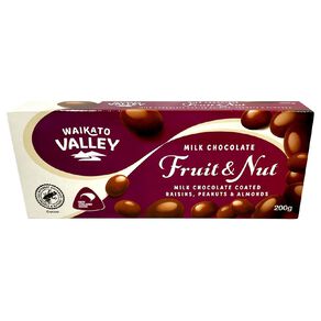 Waikato Valley Chocolates Fruit & Nut 200g
