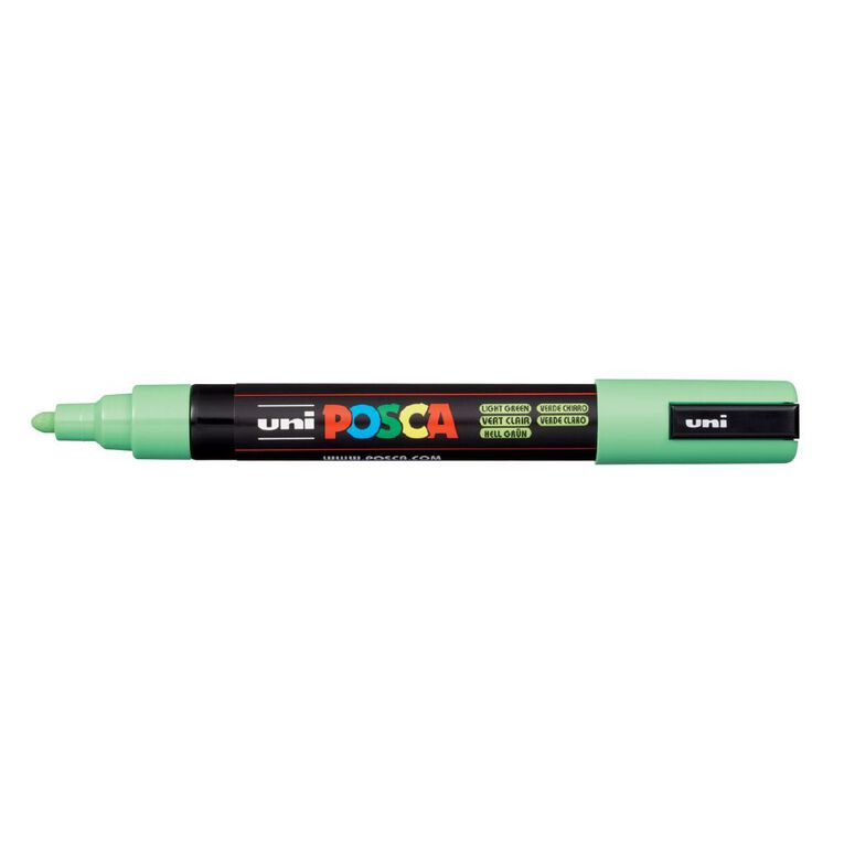 Uni Posca Marker 1.8-2.5mm Medium Green Light, , hi-res