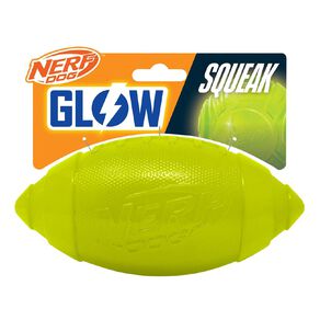 NERF Glow Squeak Football 17.8cm