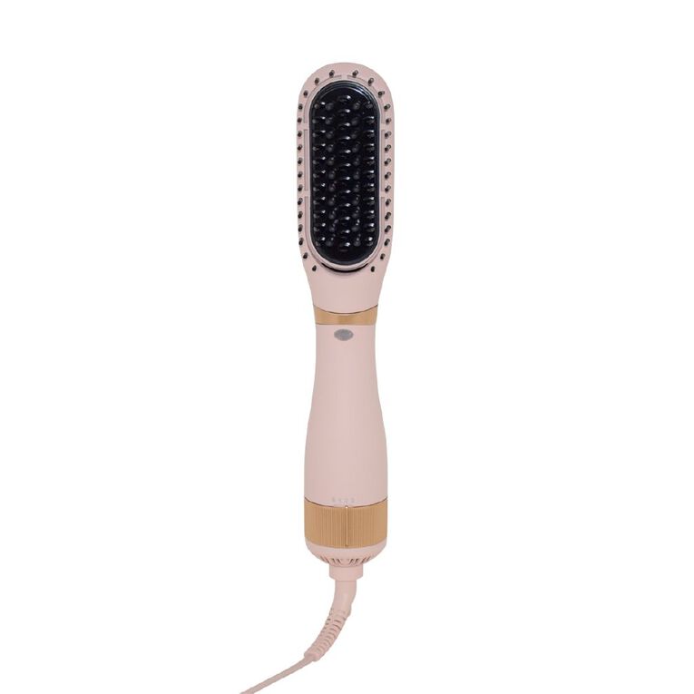 Living & Co Hot Straightening Brush Pink, , hi-res
