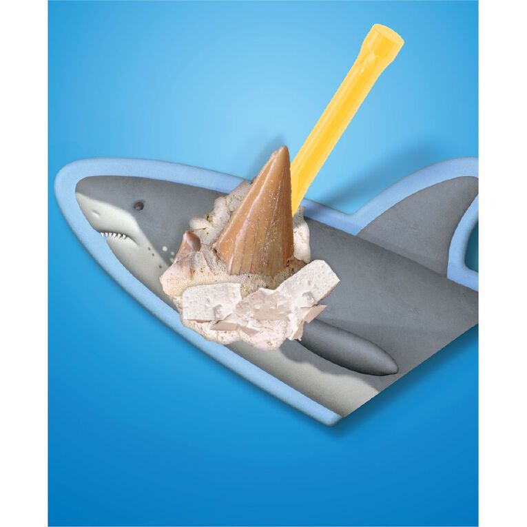 Discovery Kids Mindblown Excavation Kit Mini Unearthed Shark Teeth, , hi-res