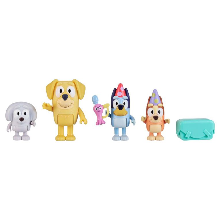 Bluey Figure 4-Pack Assorted, , hi-res