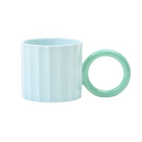Living & Co Fun Mug Round Handle Blue